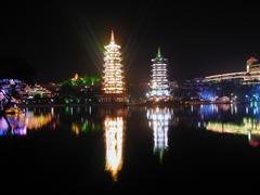 Croisière de nuit sur la rivière Li