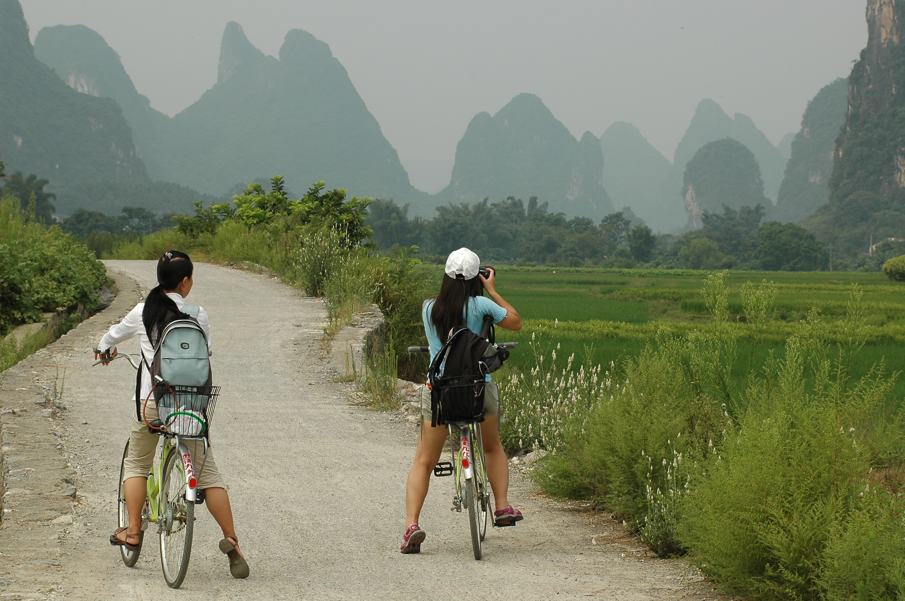 Faire du vélo autour de Yangshuo