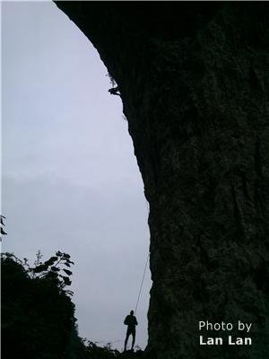 rock climbing