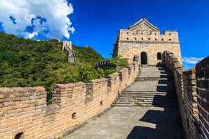 Tour de guet sur la section de la Grande Muraille de Mutianyu