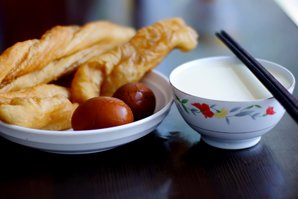 Lait de soja et youtiao