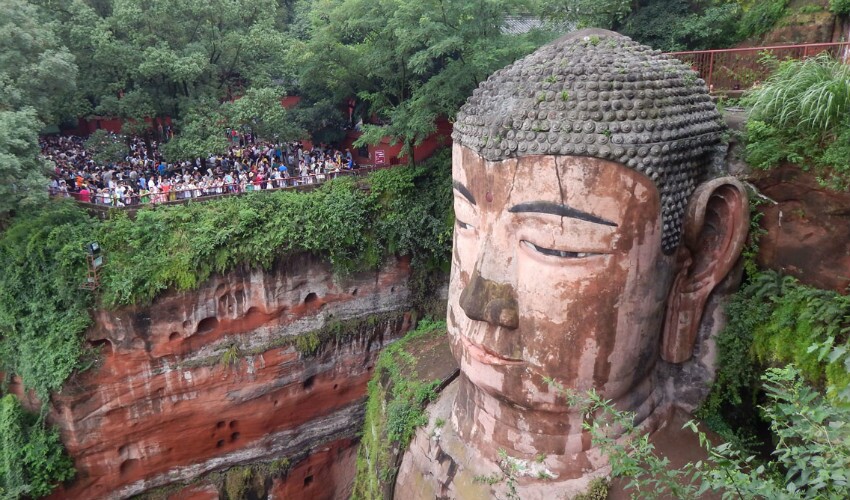 Le Bouddha géant de Leshan